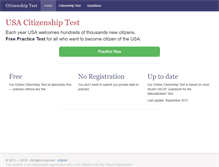 Tablet Screenshot of citizenshiptest-online.com